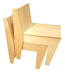 stacking playwood chair